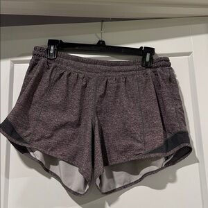 Lululemon Athletica Heathered Gray Athletic Shorts